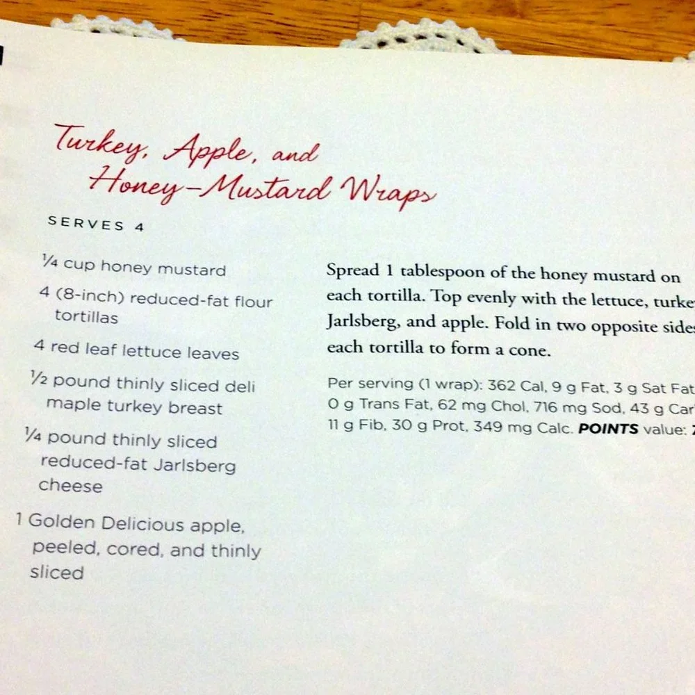 Weight Watchers bundle note